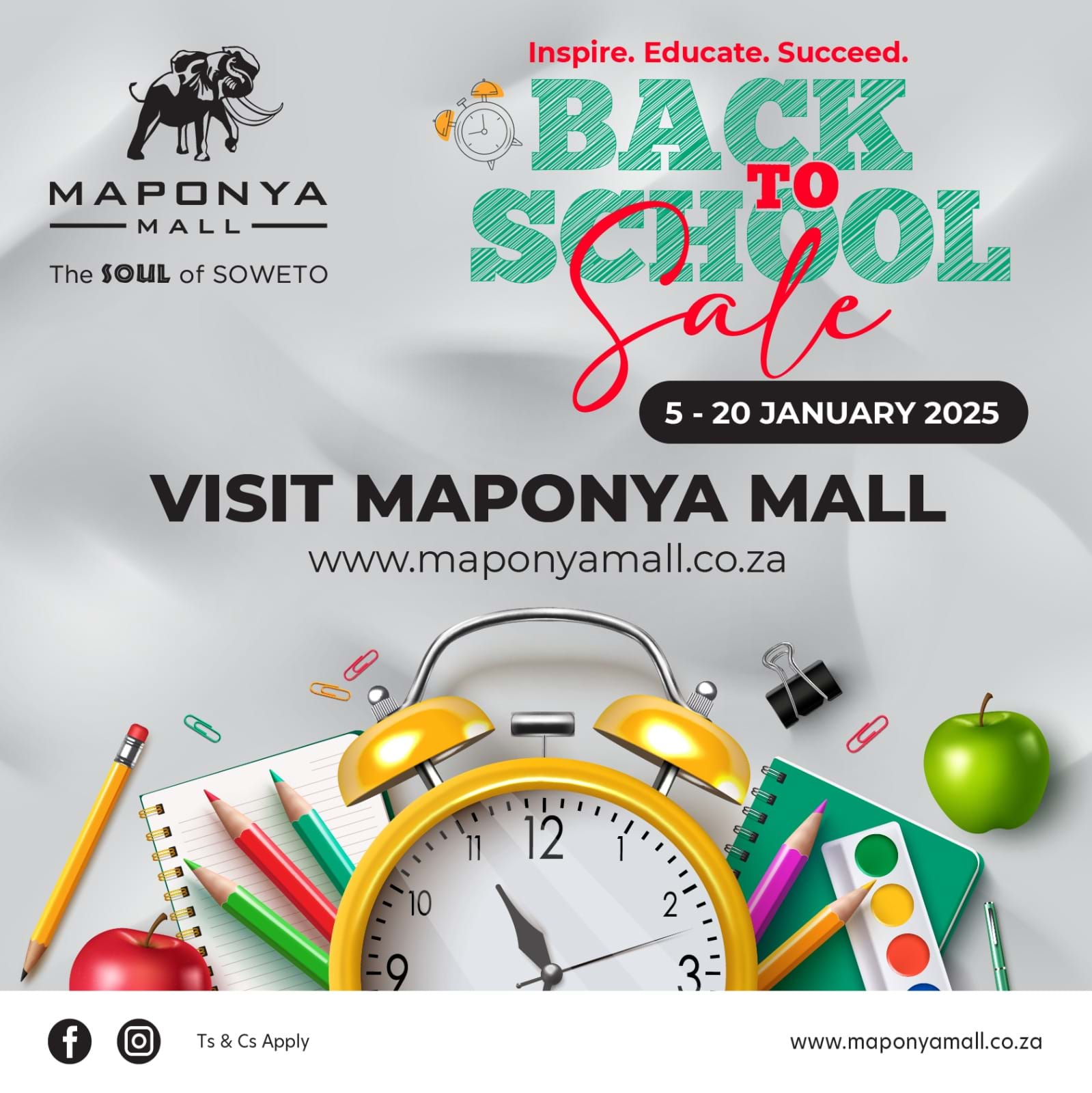 Back to School & work Deals at Maponya Mall